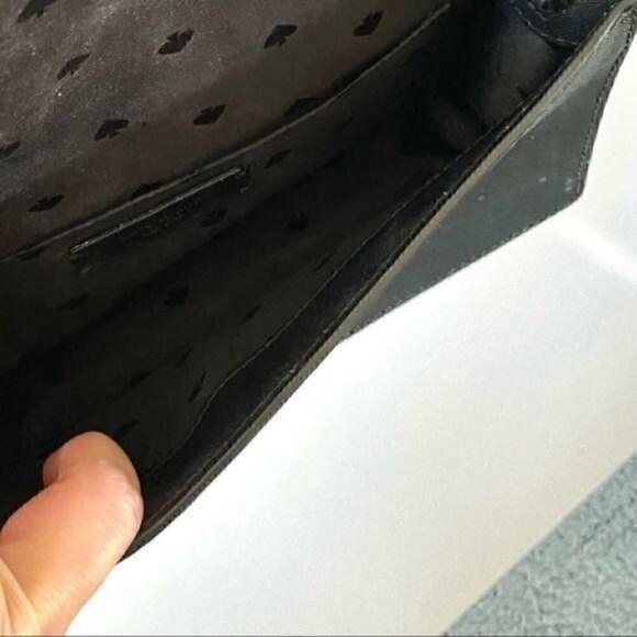 Kate Spade Black & Gold Cameron Convertible Crossbody Bag +upgraded Chain & tag - Picture 14 of 16